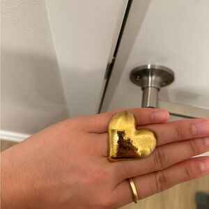 Parisian Works Gold Heart Ring